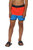 Childrens/Kids Sergio Swim Shorts - Fiery Red/Imperial Blue