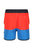 Childrens/Kids Sergio Swim Shorts - Fiery Red/Imperial Blue