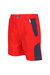 Childrens/Kids Sorcer II Mountain Shorts - Fiery Red/India Grey