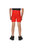 Childrens/Kids Sorcer II Mountain Shorts - Fiery Red/India Grey