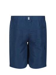 Childrens/Kids Sorcer II Shorts - Moonlight Denim