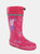 Childrens/Kids Splash Peppa Pig Tropical Galoshes - Pink Fusion