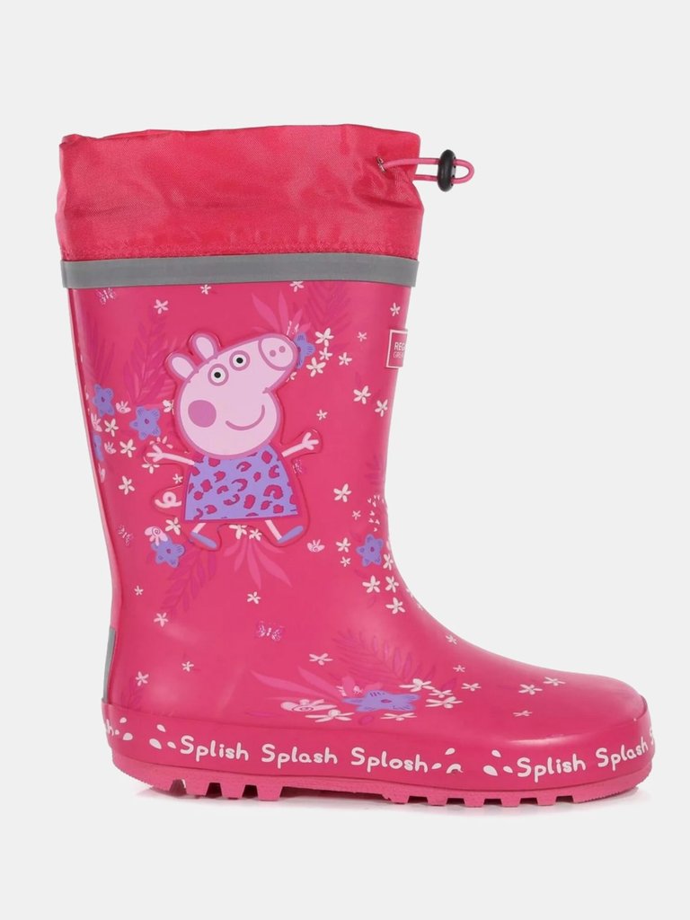 Childrens/Kids Splash Peppa Pig Tropical Galoshes