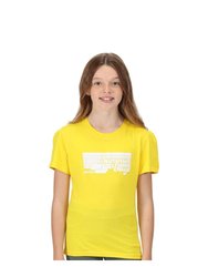 Childrens/Kids Sunset T-Shirt - Maize Yellow