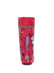 Childrens/Kids Unicorn Peppa Pig Galoshes - Winterberry