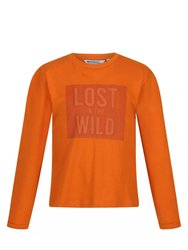 Childrens/Kids Wenbie III Lost In The Wild T-Shirt - Autumn Maple