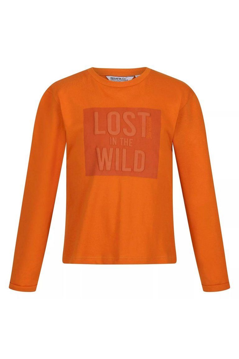 Childrens/Kids Wenbie III Lost In The Wild T-Shirt - Autumn Maple