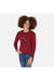 Childrens/Kids Wenbie III Stars Long-Sleeved T-Shirt - Dark Pimento