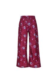 Childrens/Kids Wonder Peppa Pig Waterproof Over Trousers - Raspberry Radiance