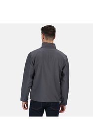 Classic Mens Water Repellent Softshell Jacket - Seal Gray