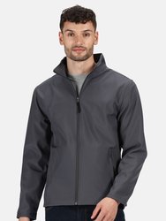 Classic Mens Water Repellent Softshell Jacket - Seal Gray - Seal Gray