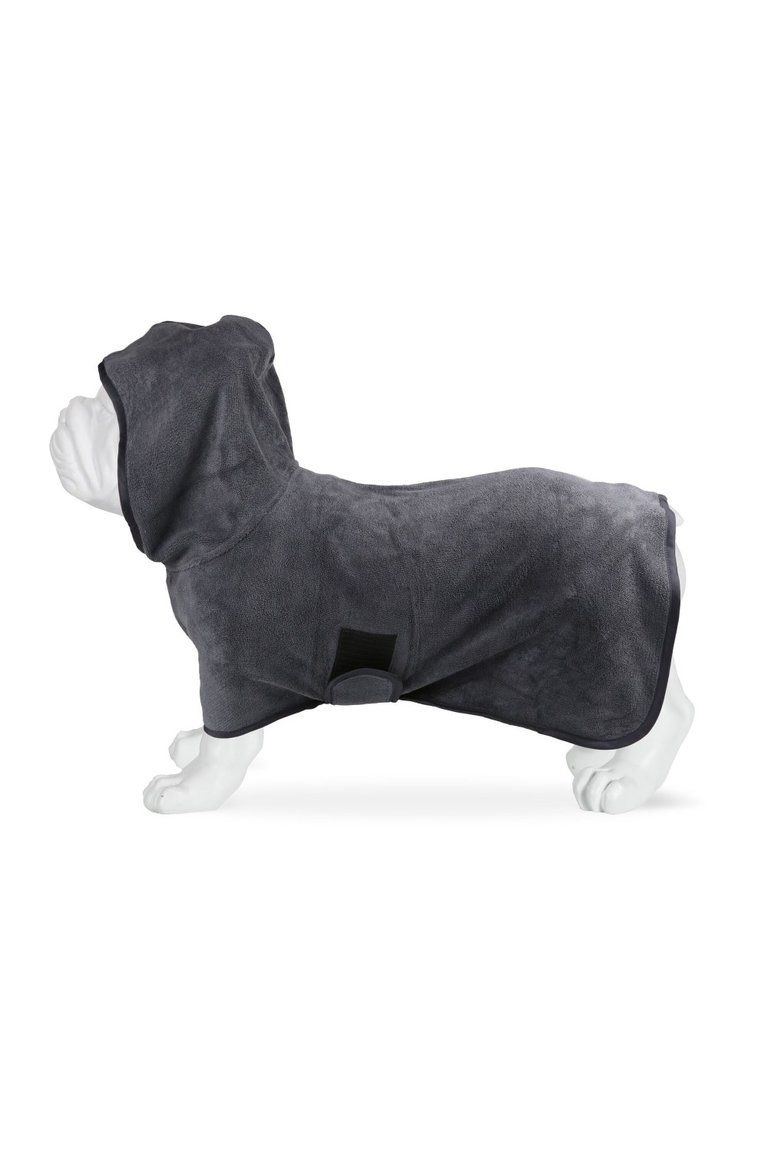 Dog Drying Coat - Ebony