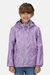 Girls Catkin Animal Print Waterproof Jacket - Pastel/Lilac