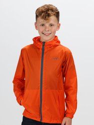 Great Outdoors Kids Pack It Jacket III Waterproof Packaway Black - Blaze Orange - Blaze Orange