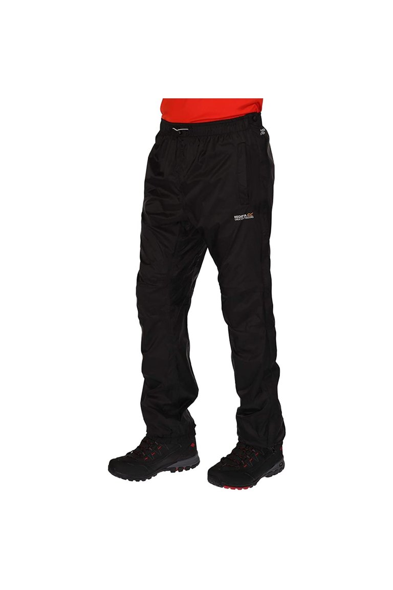 Great Outdoors Mens Adventure Tech Active Packaway II Overtrousers - Black