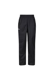 Great Outdoors Mens Classic Pack It Waterproof Overtrousers - Black - Black
