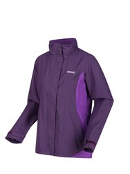 Great Outdoors Womens/Ladies Daysha Showerproof Shell Jacket - Dark Aubergine/Purple Sapphire
