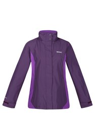 Great Outdoors Womens/Ladies Daysha Showerproof Shell Jacket - Dark Aubergine/Purple Sapphire - Dark Aubergine/Purple Sapphire