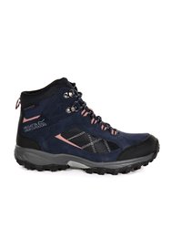 Great Outdoors Womens/Ladies Lady Clydebank Waterproof Hiking Boots - Navy/Ash Rose