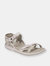 Great Outdoors Womens/Ladies Lady Santa Cruz Open Toe Sandals - Natural/White Sand - Natural/White Sand