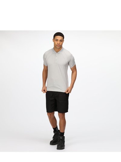 Regatta Hardwear Mens Coolweave Short Sleeve Polo Shirt - Silver Gray product