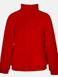 Kids/Childrens Waterproof Windproof Dover Jacket - Classic Red/Navy