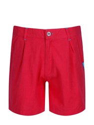Kids Damita Vintage Look Shorts - Coral Blush - Coral Blush