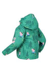 Kids Muddy Puddle Dinosaur Peppa Pig Waterproof Jacket