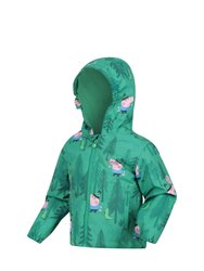 Kids Muddy Puddle Dinosaur Peppa Pig Waterproof Jacket