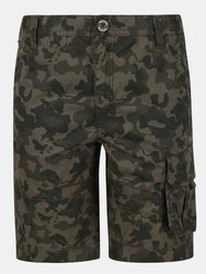 Kids Shorewalk Multi Pocket Shorts - Grape Leaf Camo - Grape Leaf Camo