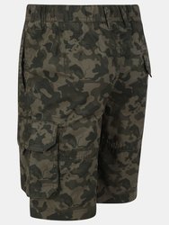 Kids Shorewalk Multi Pocket Shorts - Grape Leaf Camo