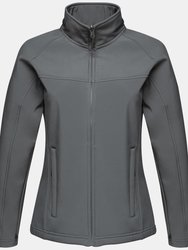 Ladies Uproar Softshell Wind Resistant Jacket - Seal Grey - Seal Grey