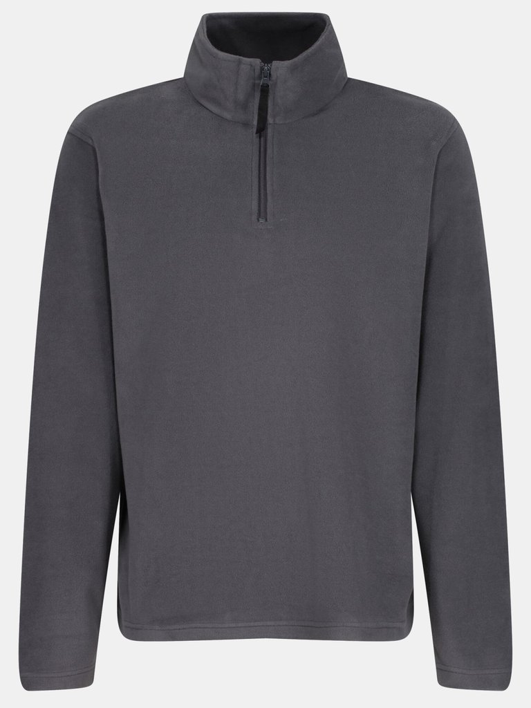 Mens 170 Series Anti-Pill Zip Neck Micro Fleece - Seal Gray - Seal Gray