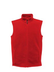 Mens 210 Microfleece Bodywarmer/Gilet - Classic Red - Classic Red