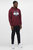 Mens 40 Years Graphic Print Hoodie - Burgundy - Burgundy