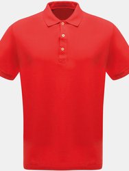 Mens 65/35 Short Sleeve Polo Shirt - Classic Red