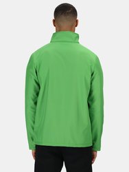 Mens Ablaze Printable Softshell Jacket - Extreme Green/Black