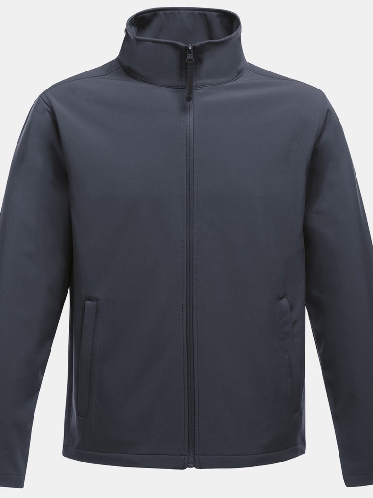 Mens Ablaze Printable Softshell Jacket - Navy - Navy