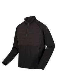 Mens Addinston Hybrid Sweater - Black