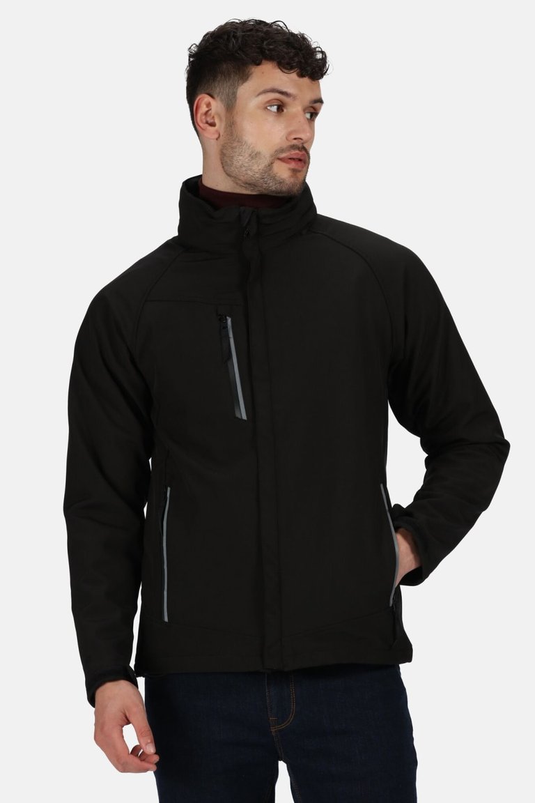 Mens Apex Soft Shell Jacket - Black