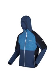 Mens Attare Hooded Soft Shell Jacket - Admiral Blue/Skydiver Blue