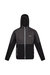 Mens Attare Hooded Soft Shell Jacket - Black/Dark Grey