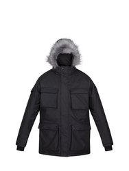 Mens Aziel Waterproof Parka - Black