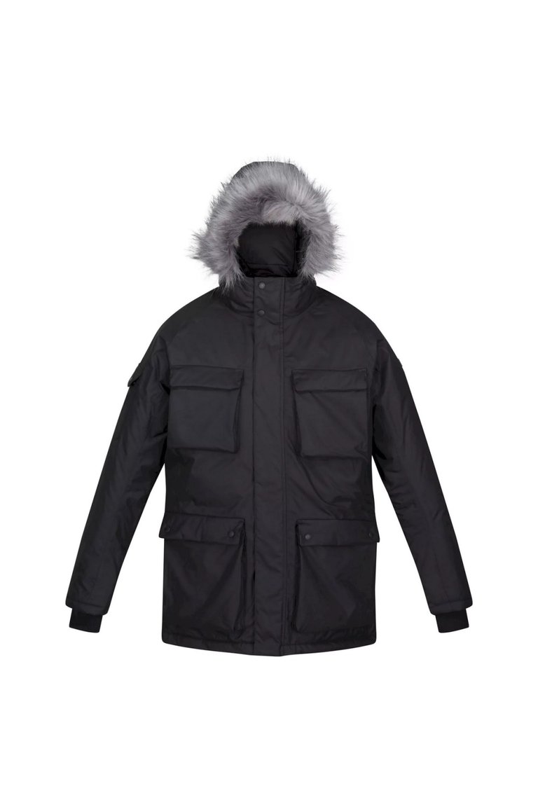 Mens Aziel Waterproof Parka - Black