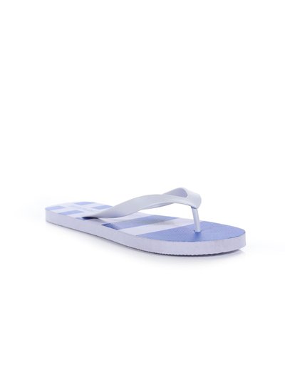 Regatta Mens Bali Striped Flip Flops - Lapis Blue/White product