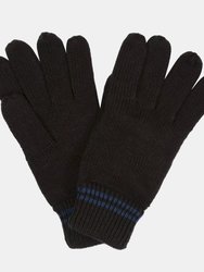 Mens Balton III Knitted Gloves - Black - Black