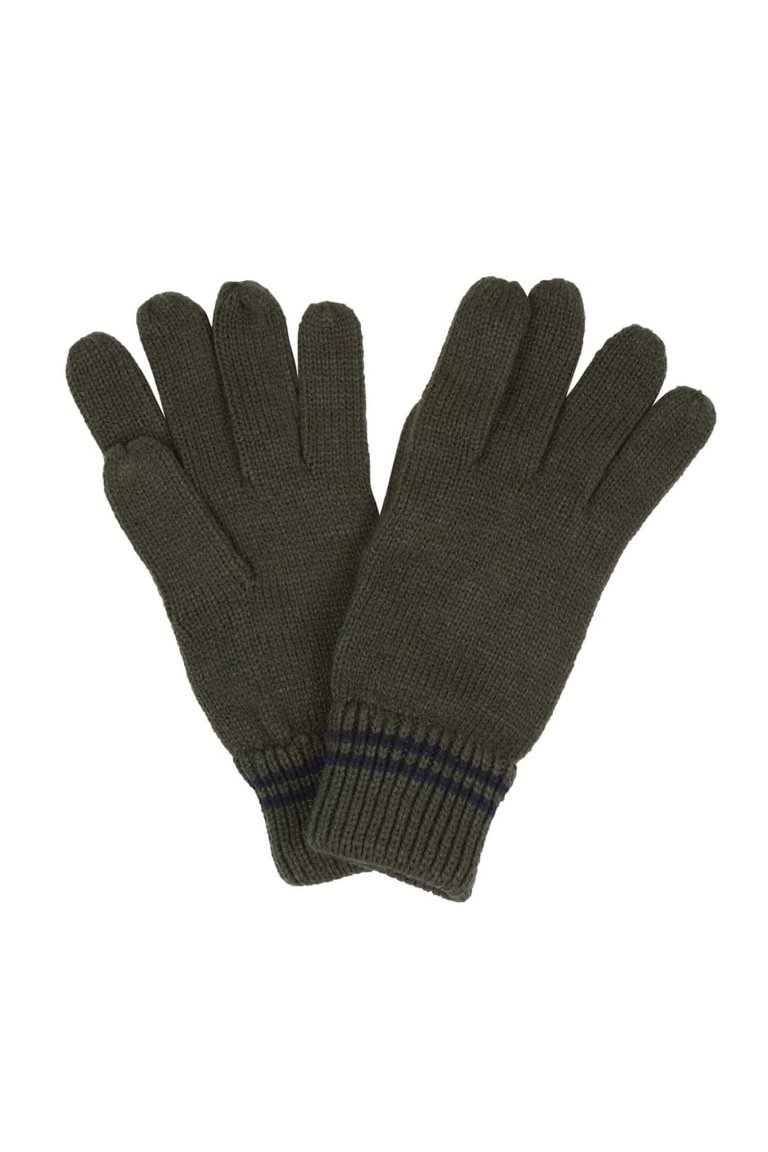 Mens Balton III Knitted Gloves - Dark Khaki - Dark Khaki