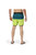 Mens Benicio Swim Shorts - Bright Kiwi/Pacific Green