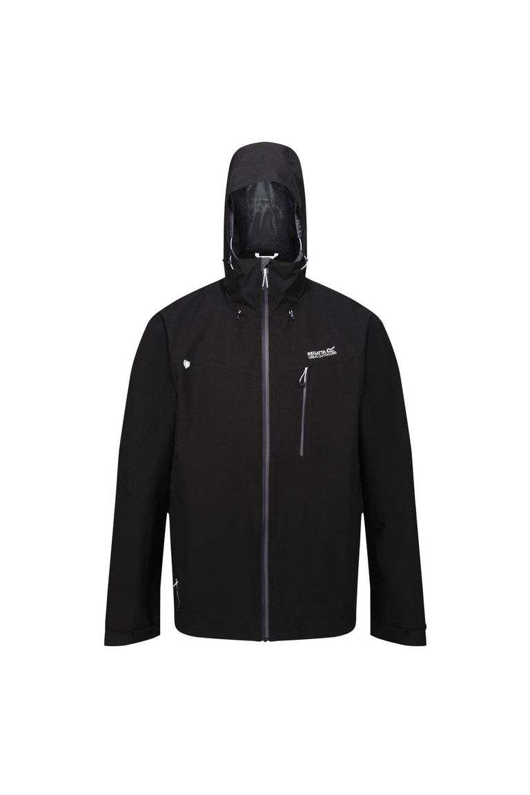 Mens Birchdale Waterproof Hooded Jacket - Black/Magnet - Black/Magnet