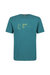 Mens Breezed Compass T-Shirt - Pacific Green